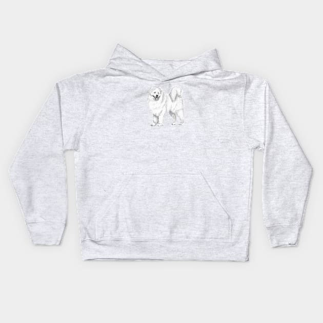 Samoyed Kids Hoodie by doggyshop